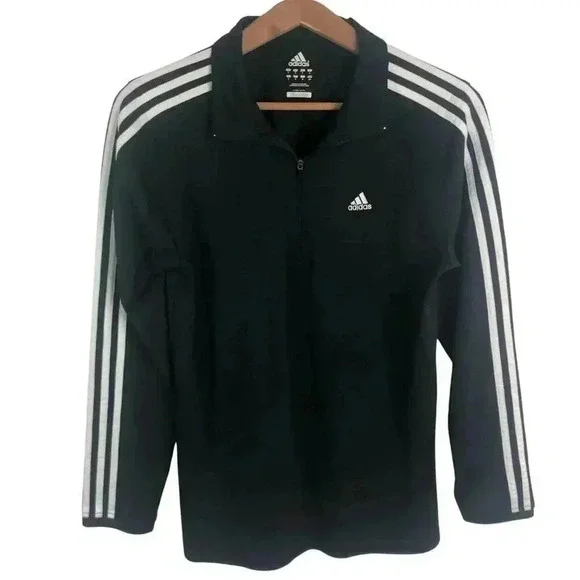 Adidas Striped Sports Zip Up Jacket - Picture 1 of 7
